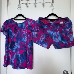 BLUE & FUCHSIA BANANA REPUBLIC SET